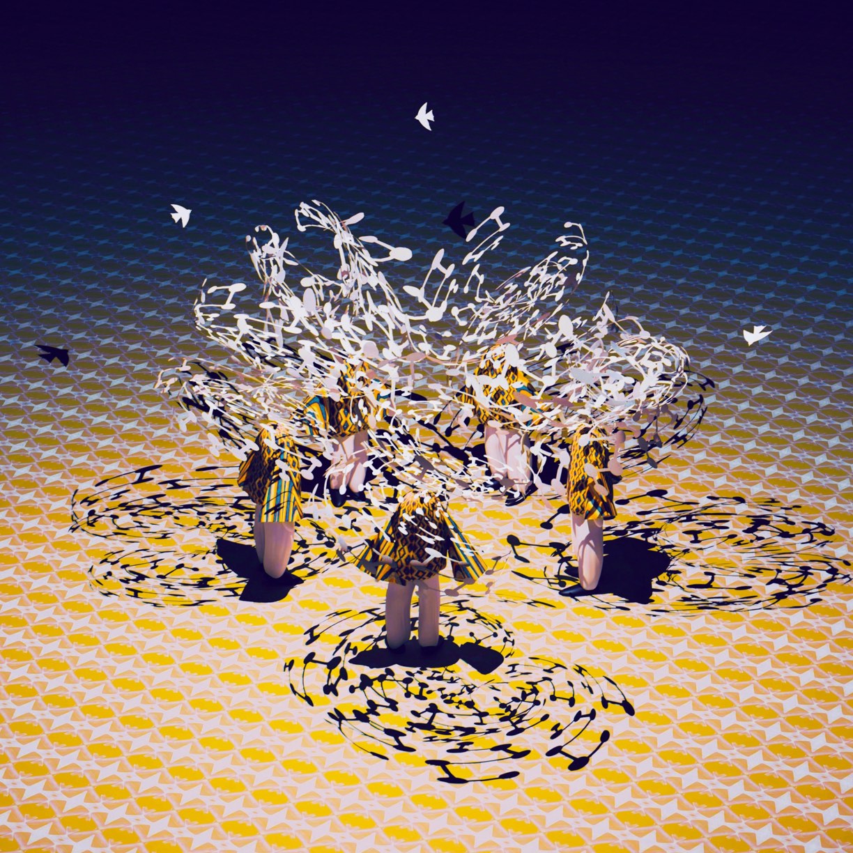 Atsushigraphのデジタルアート作品「Brain Nest」の画像です。