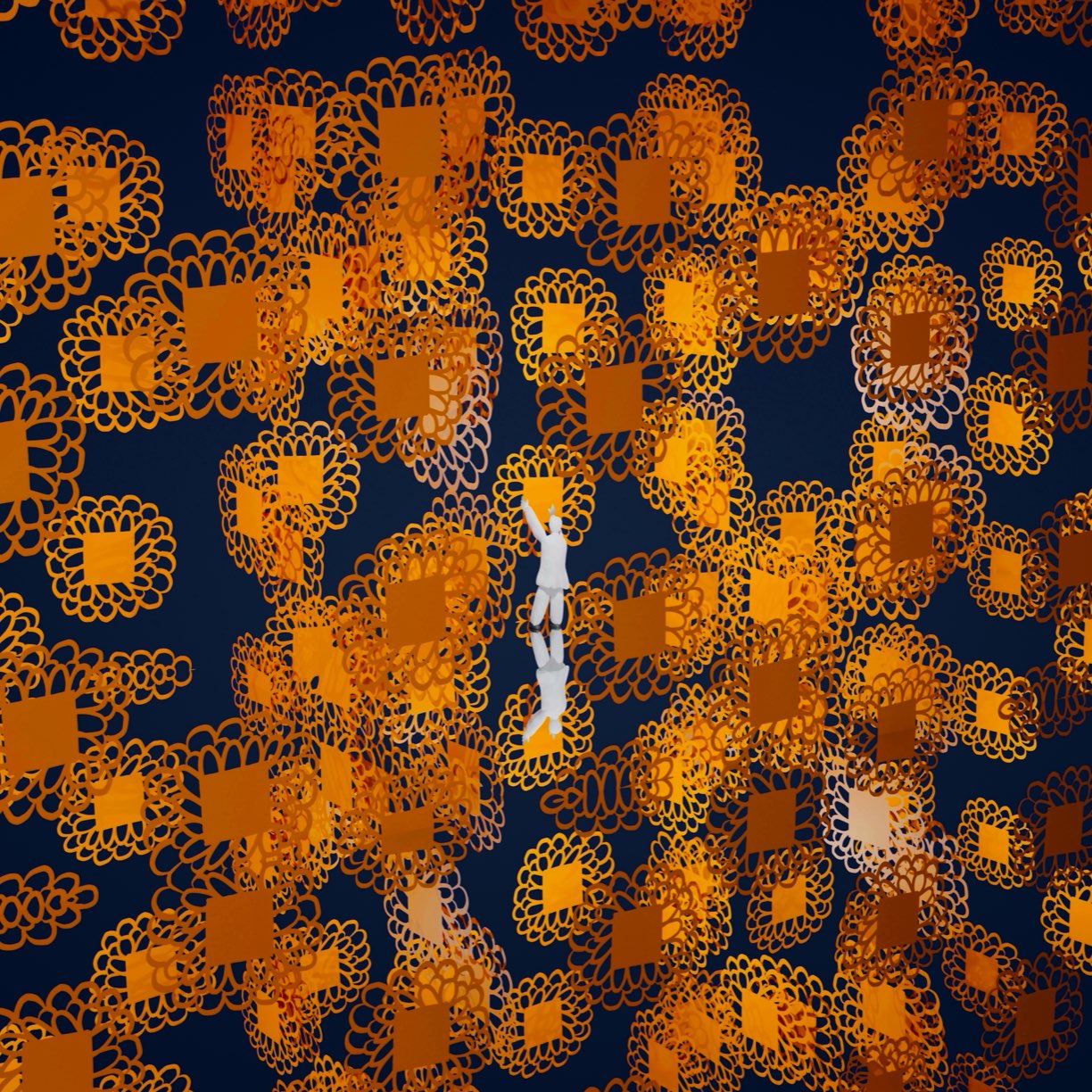 作品「Horizon」に関連してお勧めする、その他のデジタルアート作品「Flower Pixel」の画像です。