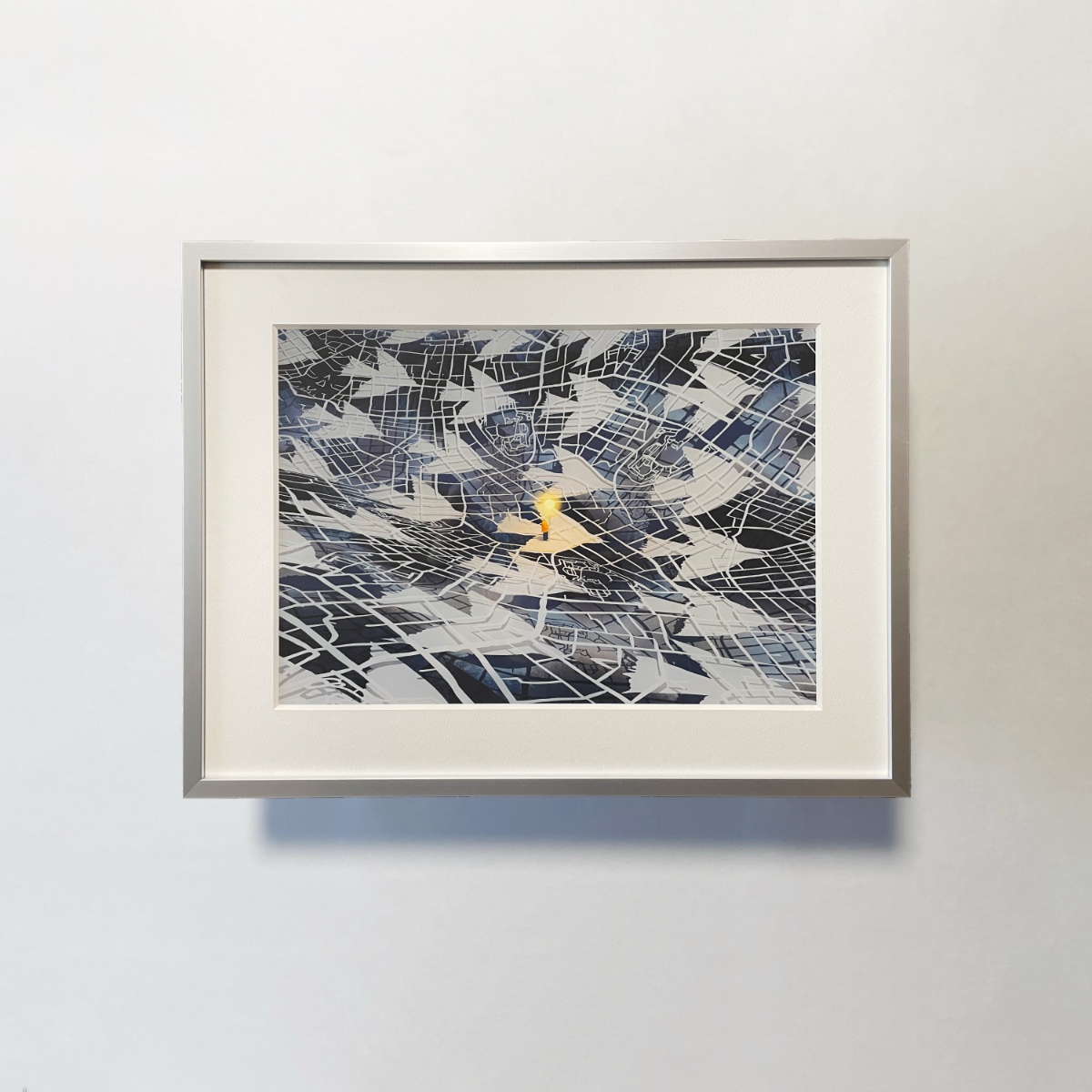 Atsushigraphのジークレー版画 land of memoryの作品写真です。2025年作。
