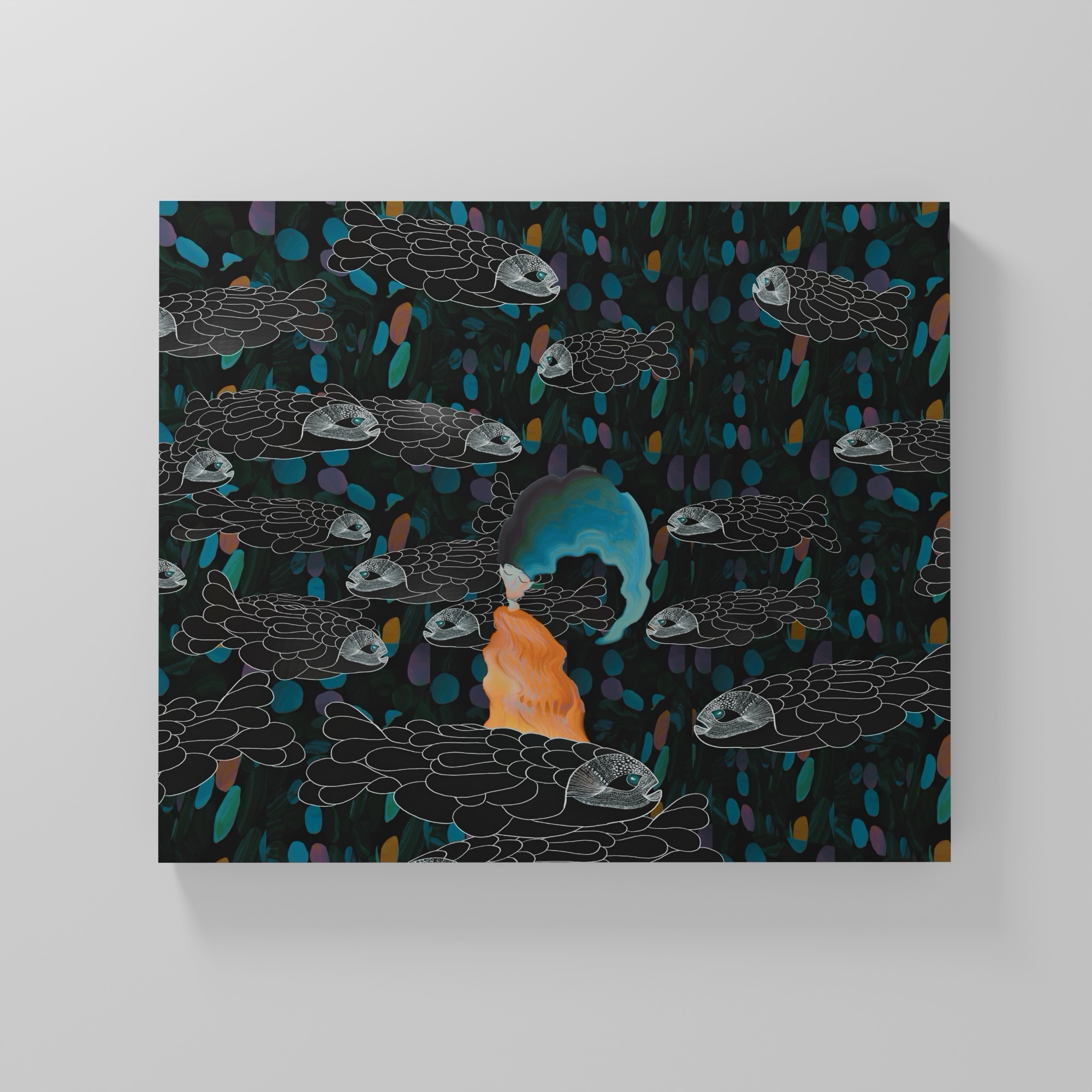 Atsushigraphのジークレー版画 Nap のサムネイル画像です。